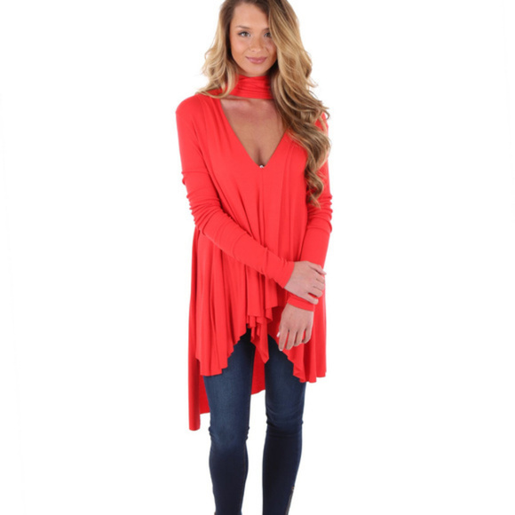 Free People Tops - NWT Free People Uptown Turtle Tee choker tunic